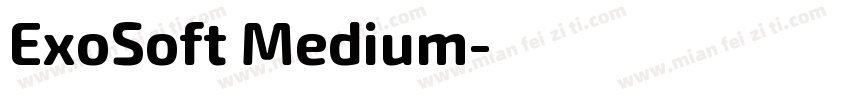 ExoSoft Medium字体转换